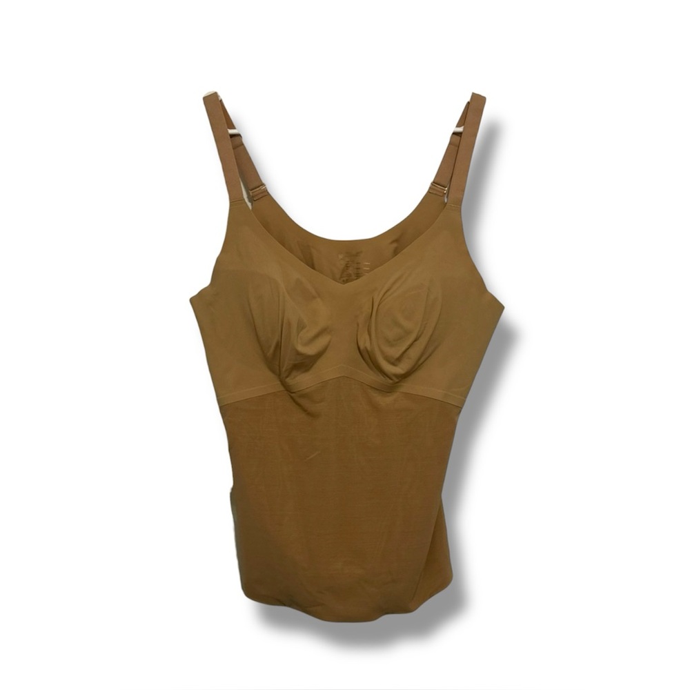 Honeylove LiftWear Tank Shapewear Smoothing Top Sand Beige Size 2X